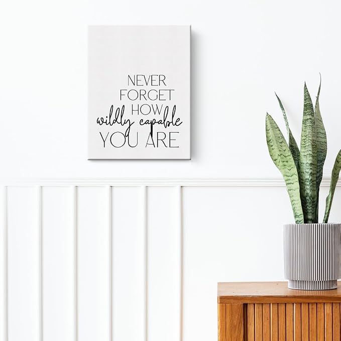 Inspirational Office Decor Canvas Wall Art Framed Positive Quotes Paintings Canvas Prints Encouraging Poster for Home Living Room Counselor Office Work Team Wall Decor Artwork Decorative