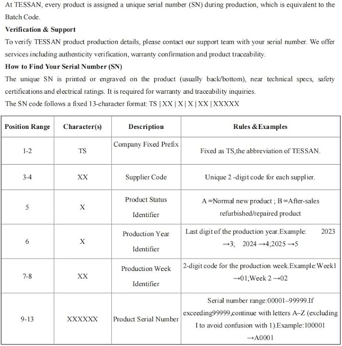 TESSAN Flat Plug Extension Cord 10 FT, Surge Protector Power Strip with 4 AC Outlets 1 USB C and 2 USB A Ports, 900 Joules Protection, Multiple Wall Outlet Extender Suitable for Office Dorm, Black
