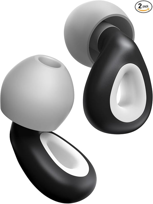 Ear Plugs for Sleeping Noise Cancelling,Soft Silicone Reusable Ear Plugs for Noise Reduction(24dB),High-Fidelity Hearing Protection,Customizable Fit for Sleep,Deep Focus,Concerts & Travel