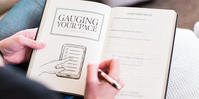 Best Daily Planner to Accomplish Your #1 Goal in 100 Days - Increase Productivity & Time Management - Hardcover, Non Dated - 1 Year Guarantee