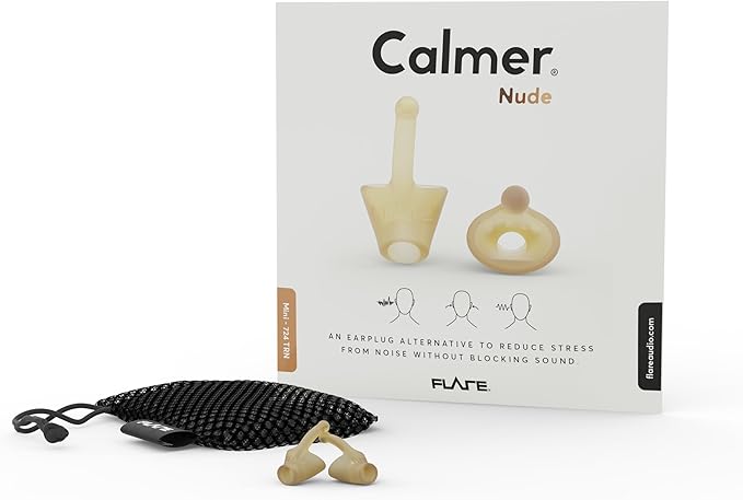 Flare Calmer Mini | Ear Plugs Alternative | Daily Noise Relief | Sound Sensitivity | Stress Relief | No Muffling | Improve Wellbeing | Comfy, Reusable, Soft Silicone Earplugs | 724 TRN