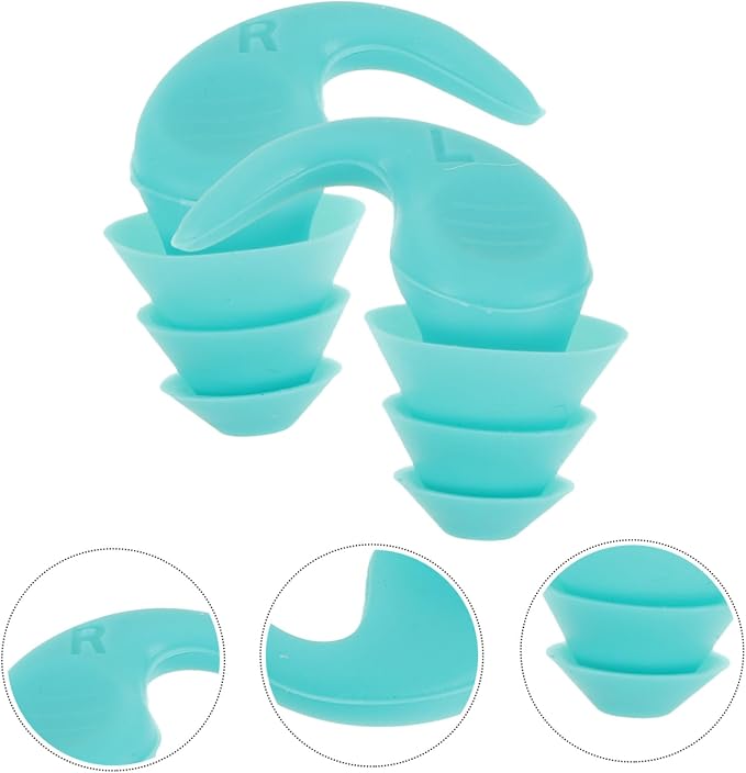 Holibanna Noise Canceling Silicone Studying Working Comfortable Pressure Fit Durable Reusable Noise Reduction Earbuds for Women Men