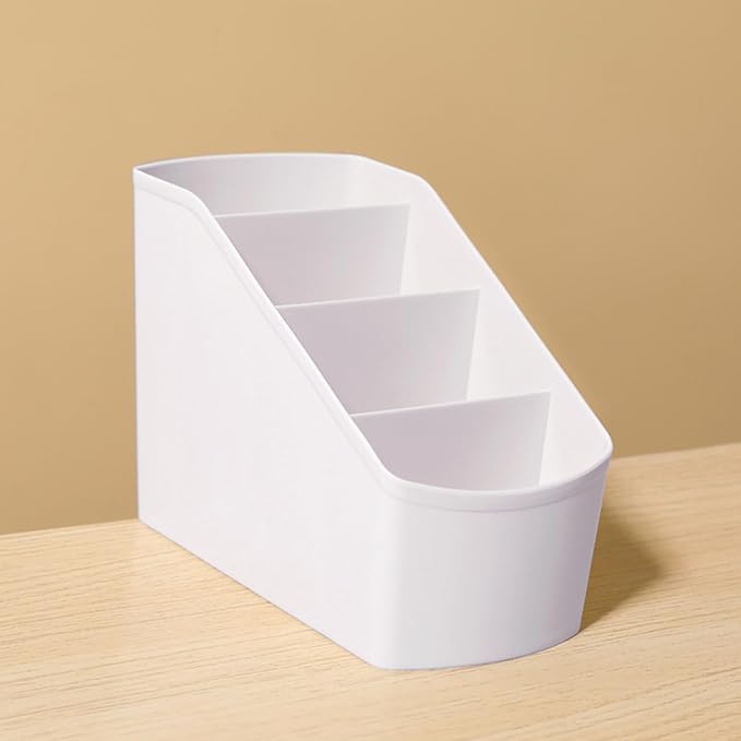 HEEPDD Desk Organizer, Plastic for Office, School, and Vanity Storage Supplies