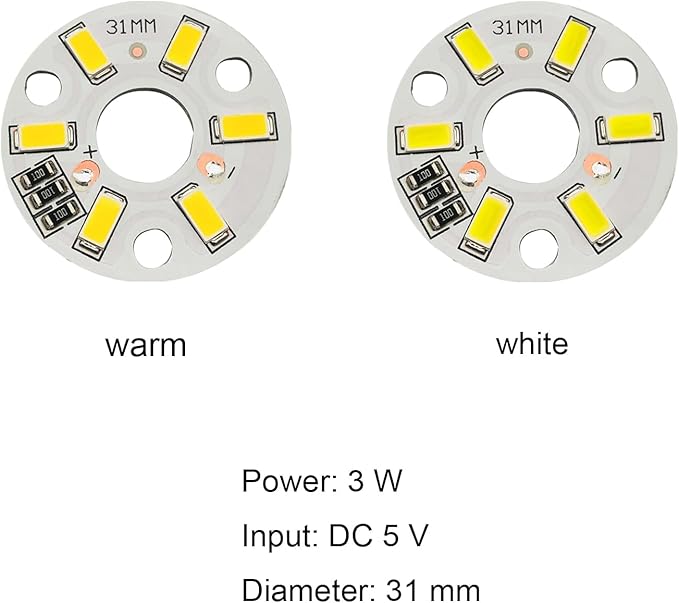 LED Chip Bulb DC5V 1.5m USB Line Dimming Controller for Camper Light Bulb, Home Reading Led Lamp Kit