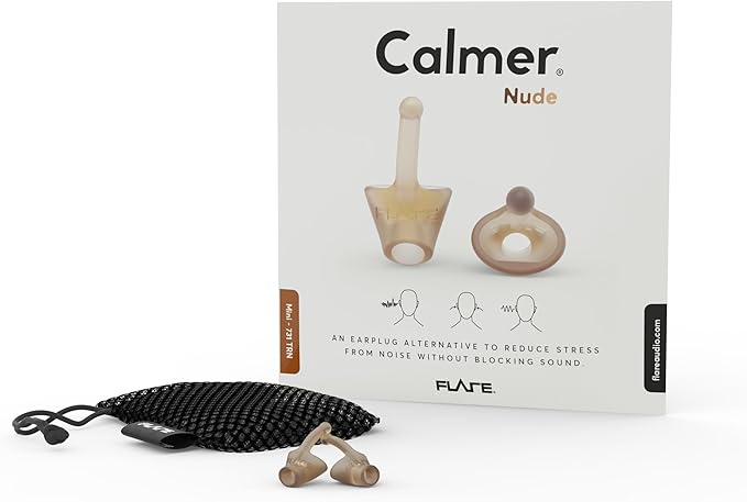 Flare Calmer Mini | Ear Plugs Alternative | Daily Noise Relief | Sound Sensitivity | Stress Relief | No Muffling | Improve Wellbeing | Comfy, Reusable, Soft Silicone Earplugs | 731 TRN