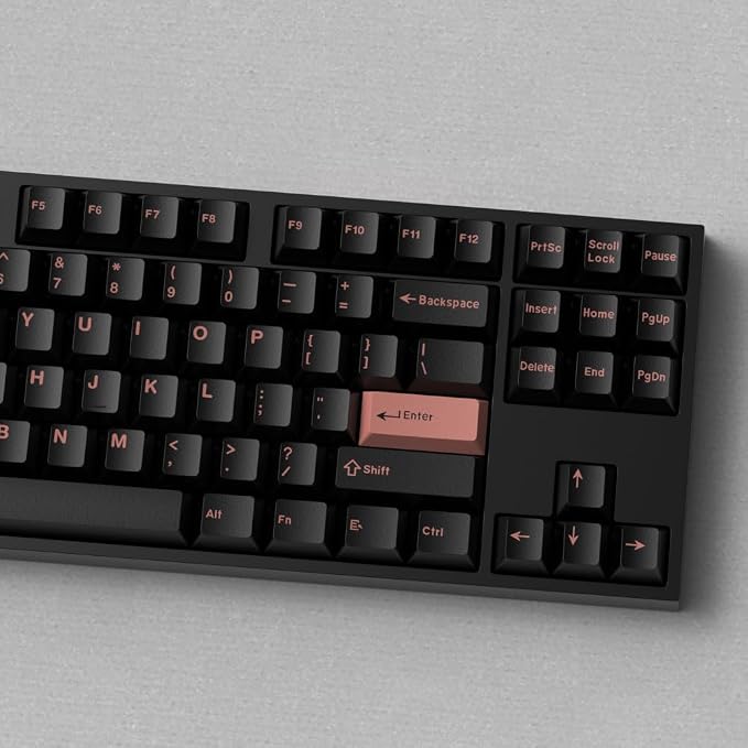 Guffercty kred Cherry Profile PBT Keycaps 156 Key Set, Oil Proof Fade Resistant Keycaps Fit 60%/65%/75%/80%/TKL/100% Mechanical Keyboard (Wasabi)