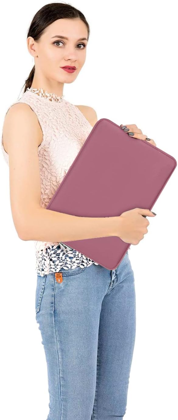 MOSISO Laptop Case 13 inch, 13 inch Laptop Sleeve Bag Compatible with MacBook Neo/Air M5 M4 M3 M2 M1 2026-2018 / Pro M2 M1 2026-2016, Neoprene Computer Sleeve Bag with Small Case, Dusty Rose