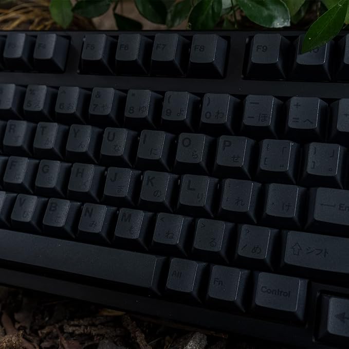 PBT Japanese Gray Keycaps 144 Keys Cherry Profile DYE-Sub Custom Minimalist Keycaps for 60% 65% 70% 75% Cherry Gateron MX Switches Mechanical Keyboards
