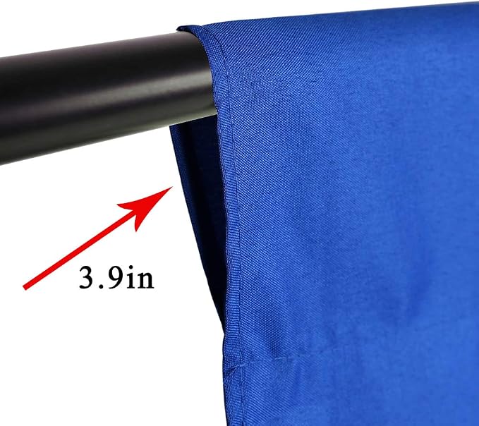 GFCC 6FT x 10FT Royal Blue Backdrop Background Blue Photo Background Photography Backdrop for Photoshoot Screen for Video Recording Picture