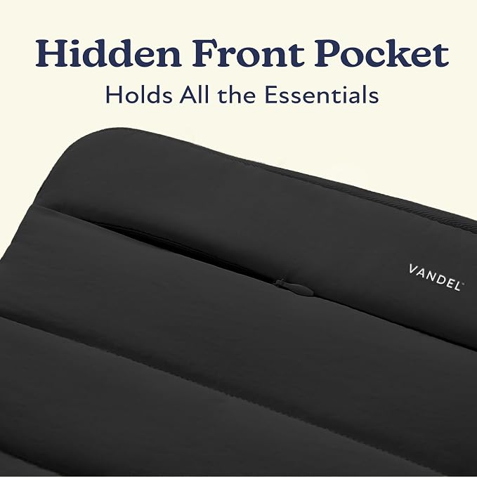 Vandel Puffy Laptop Sleeve Case for 13-14 inch Laptop Sleeve Bag Case 13.3 Inch with Zipper Pocket, Compatible with MacBook Air 13, Pro 14/13 iPad Pro 12.9, HP Dell ASUS, Computer Bag Cover