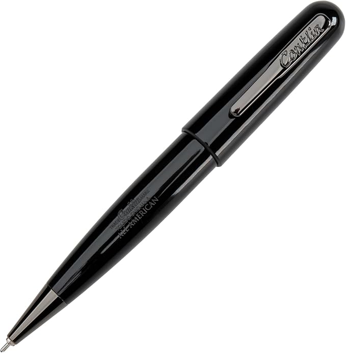 Conklin All American Gel Pen Raven Black | Luxury Gel Pen with Refillable Ink | Bold Design, Smooth Writing, Premium Quality