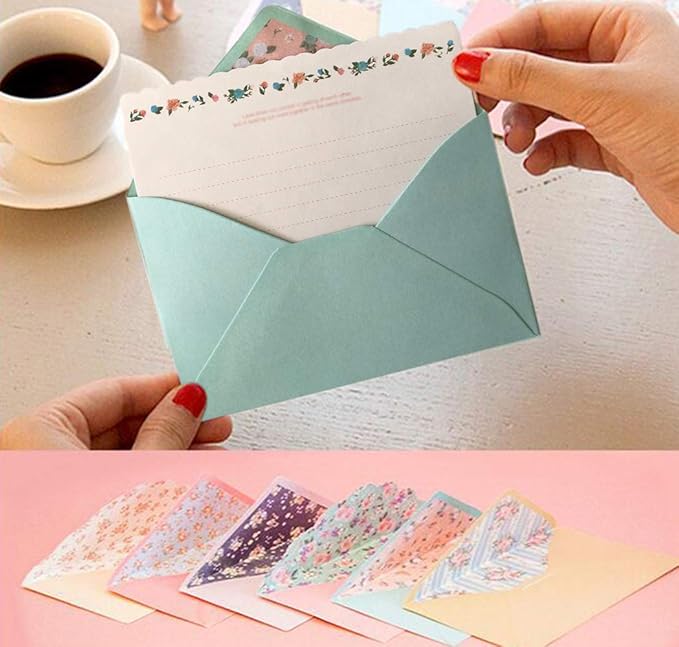 SCStyle 32 Cute Kawaii Lovely Special Design Writing Stationery Paper with 16 Envelope - 32 Letter paper (7.1x5.2 inch) by SCStyle