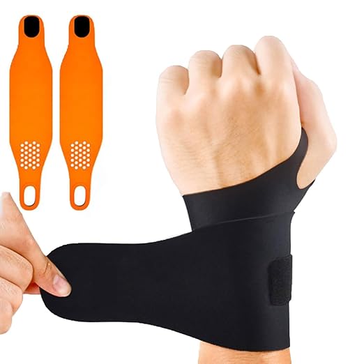 Wrist Brace 2-pack,Wrist Support for Carpal Tunnel Pain Relief,Ulnar Brace Ultra-Thin Elastic for Tear,Wrist wraps Repetitive Wrist Use Injury