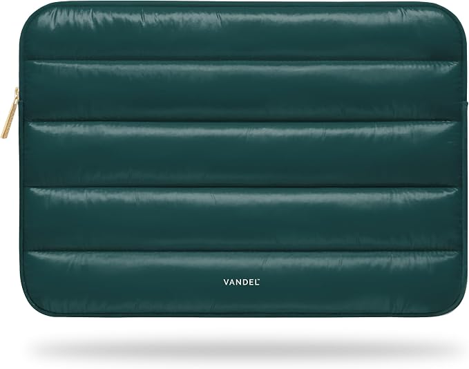 VANDEL - The Original Puffy Laptop Sleeve 13-14 Inch. White Laptop Sleeve for Women. Carrying Case Cover MacBook Pro 14 in, MacBook Air 13 Inch, iPad Pro 12.9, Dell, Asus, HP