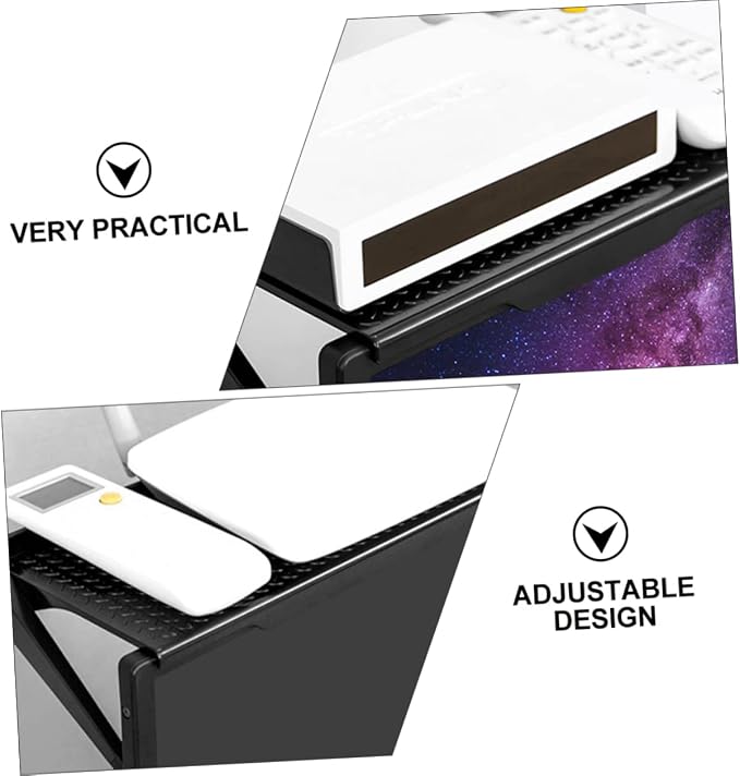 1Pc Elevated Computer Screen Storage Rack Ergonomic Desktop Shelf for Tv Monitor Easy Installation Design for Organizing Accessories Screen Top