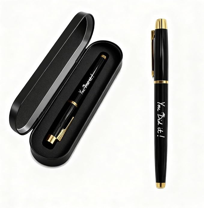 2026 Masters Degree Graduation Gifts - Masters Graduation Gel Pen Gift Set | Master Degree Graduation Gel Pen with Pen Case |Class of 2026 Masters Graduation Gift for Him/Her/Men/Women