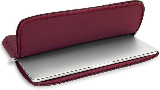 RAINYEAR 13 Inch Laptop Sleeve Compatible with 13.3" MacBook Air/Pro M1 M2 M3 M4 M5 A3449 A3240 A3113 A2681 A2338 Carrying Computer Bag Protective Cover Case (Red)