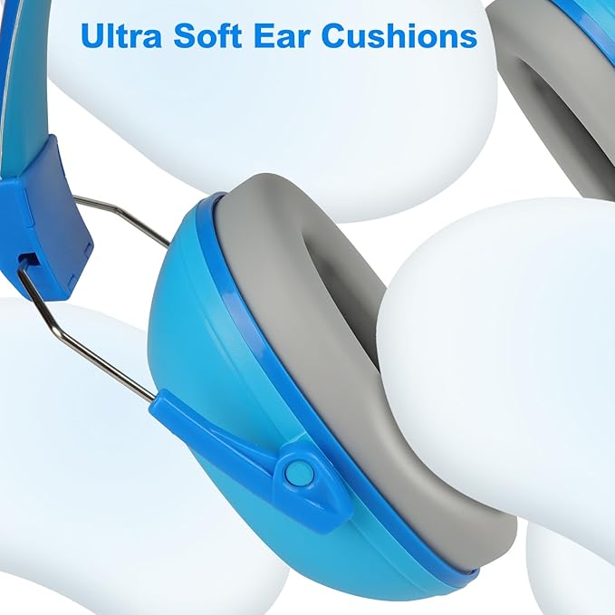 2 Pack Noise Cancelling Headphones for Kids, Kids Ear Protection 28dB SNR Noise Reduction Ear Muffs for Children/Toddler,Noise Cancelling Hearing Protection For Fireworks/Monster Truck
