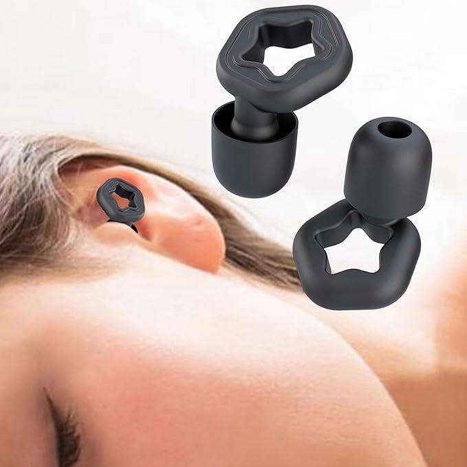 Ear Plugs for Sleeping Noise Cancelling,3 Pairs Reusable Hearing Protection Soft Silicone Ear Plugs for Noise Reduction,Sleep Ear Plugs for Travel Snoring Work Focus Concerts