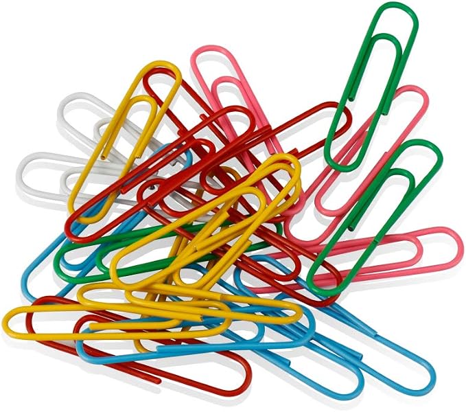 Magnetic Paper Clip Holder for Desk, Office Organizer with 160 Pcs Clips | Strong Magnetic Base Securely Holds Paperclips Fits Any Desk Home Office with 160 Pieces Assorted Size and Colors Paper Clips