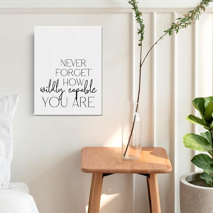 Inspirational Office Decor Canvas Wall Art Framed Positive Quotes Paintings Canvas Prints Encouraging Poster for Home Living Room Counselor Office Work Team Wall Decor Artwork Decorative