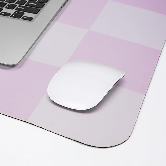 AFIING Purple Desk Mat 31.5" x 12", Leather Desk Pad | Waterproof PU Leather, Non-Slip Rubber Base, Stylish Desk Decor, Office & Home