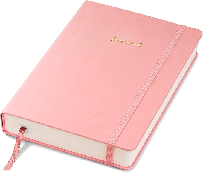 Wykeham's Executive 2026 Undated Daily Journal Planner – Customization Available (Rose, 8.5"×5.5")