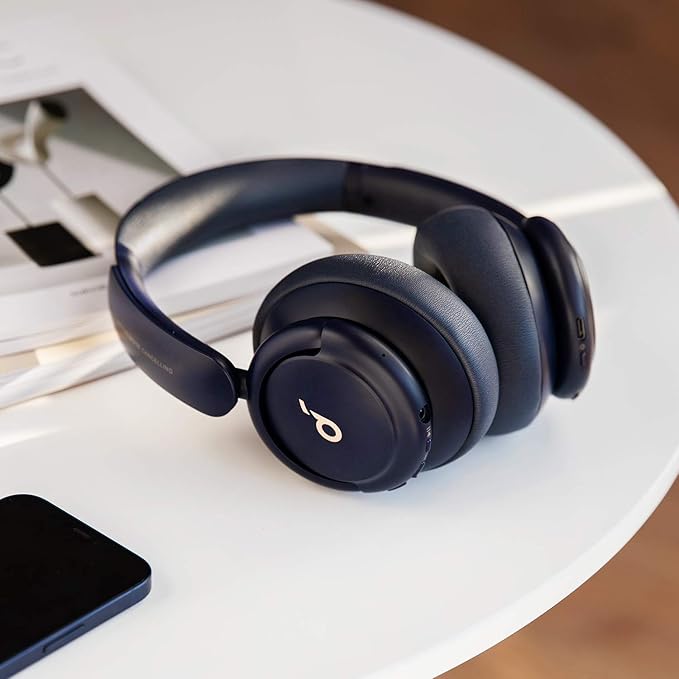 soundcore Life Q30 by Anker, Hybrid Active Noise Cancelling Headphones with Multiple Modes, Hi-Res Sound, Custom EQ via App, 50H Playtime, Comfortable Fit, Bluetooth, Multipoint Connection
