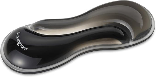 Kensington Slim Duo Gel Mouse Wrist Rest Support Cushion for Low Profile Mice & Trackballs, Ergonomic Mouse Wrist Support for Pain Relief, Comfortable Non-Skid Gel, Gray 7.56" x 2.83" x 0.87" K62438NA