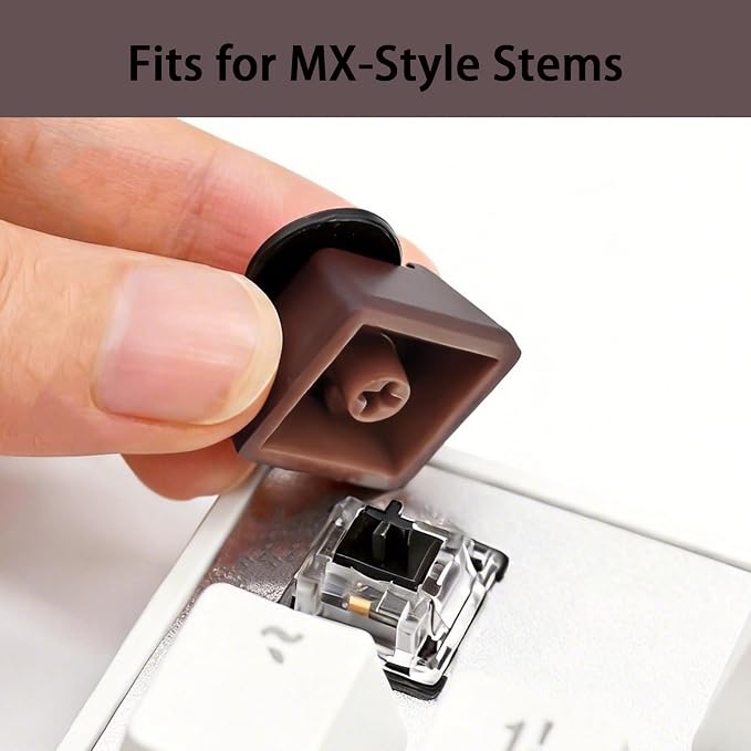Artisan Keycaps, Vinyl Record Player Custom Cover Caps for MX Mechanical Keyboard, Movable Turntable Tonearm Records Resin Handmade 1U Replacement for Esc Del Arrow Key (Brown and Black)