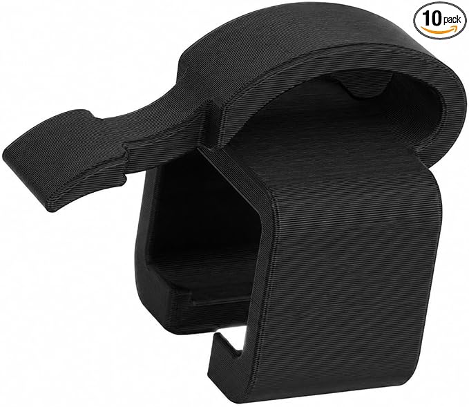SplashNColor RJ45 Ethernet Plug Clip Compatible with CAT5 CAT5e CAT6 Connectors - Snap-On Latch Repair | Restore Broken Cable Lock Tab | 10 PCS Network Cord End Retainer Caps