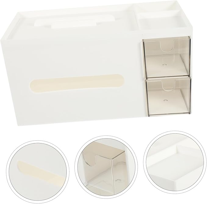 Lurrose Modern Desk Organizer Office Supplies for Women Desk Drawer Organizer Bins for Home Office