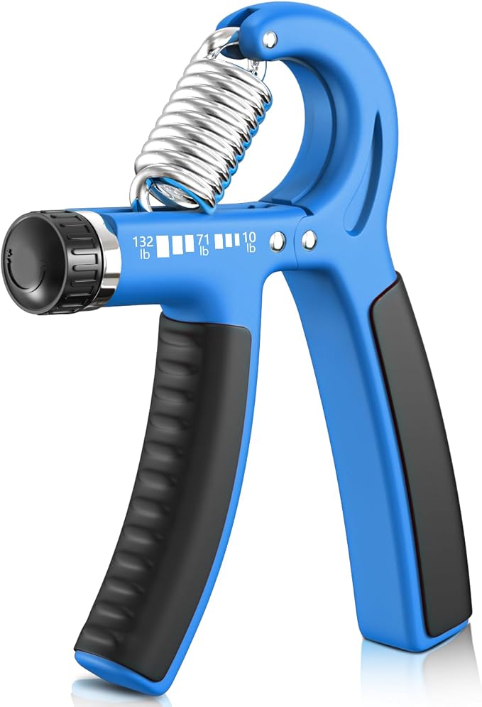 FitBeast Grip Strengthener Forearm Strengthener, Adjustable Hand Grip Strengthener for Strength Training & Rehabilitation, 10-132 lbs Resistance, Ideal for Athletes and Physical Therapy (1 Piece)