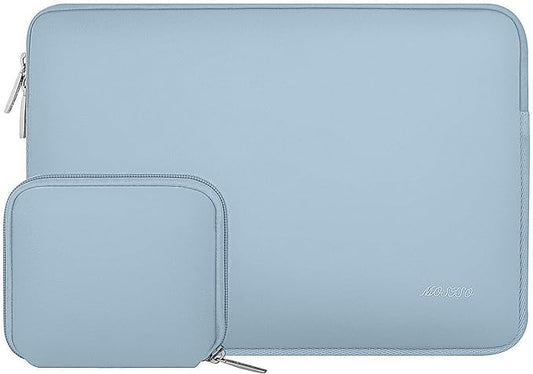 MOSISO Laptop Case 13 inch, 13 inch Laptop Sleeve Bag Compatible with MacBook Neo/Air M5 M4 M3 M2 M1 2026-2018 / Pro M2 M1 2026-2016, Neoprene Computer Sleeve Bag with Small Case, Airy Blue