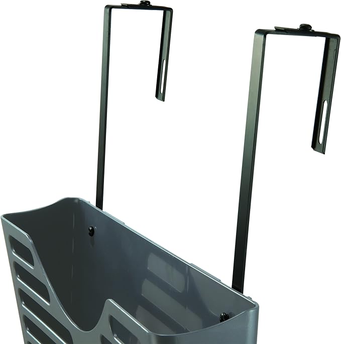 Officemate Universal Partition Hanger Set, Adjusted to fit panels with 1 1/4 inch to 3 1/2 inch thickness, Metal Black (21460), 7"