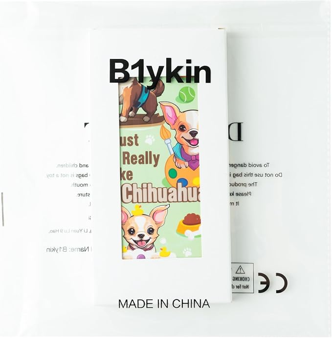 B1ykin Cute Sticky Notes Set - I Just Really Like Chihuahua Self-Stick Notes Pad, 550 Sheets Writing Memo Pages Sticky Notepad for Teacher Appreciation Gift, School Party Supplies (Chihuahua)