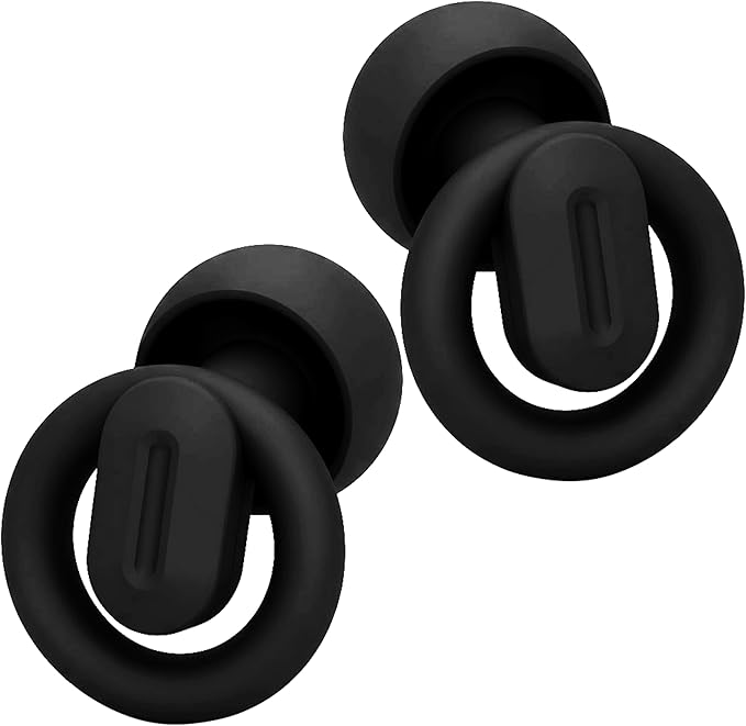 High-Fidelity Noise Reduction Earplugs – 27 dB NRR Reusable Silicone Ear Plugs for Sleeping, Travel, Concerts, Work & Study – Comfortable Hypoallergenic Ear Protection with Carry Case