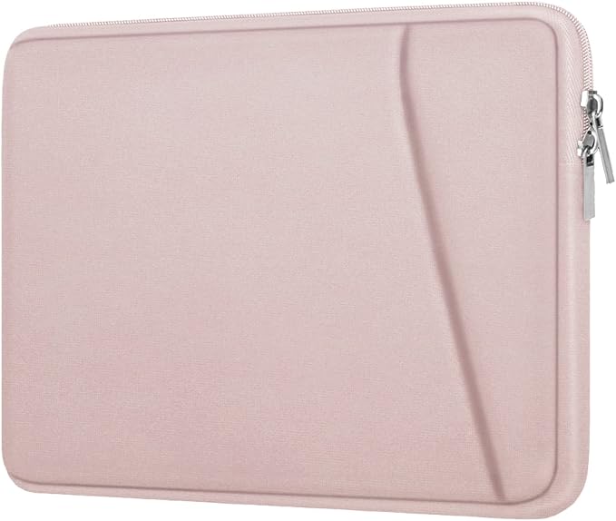 Laptop case 15.6 inch, Durable Briefcase Shockproof Protective Cover, Handbags Portable Laptop Bag for 15.6 inch HP Dell Asus Lenovo Notebook Computer Sleeve with Front Pocket, Pink