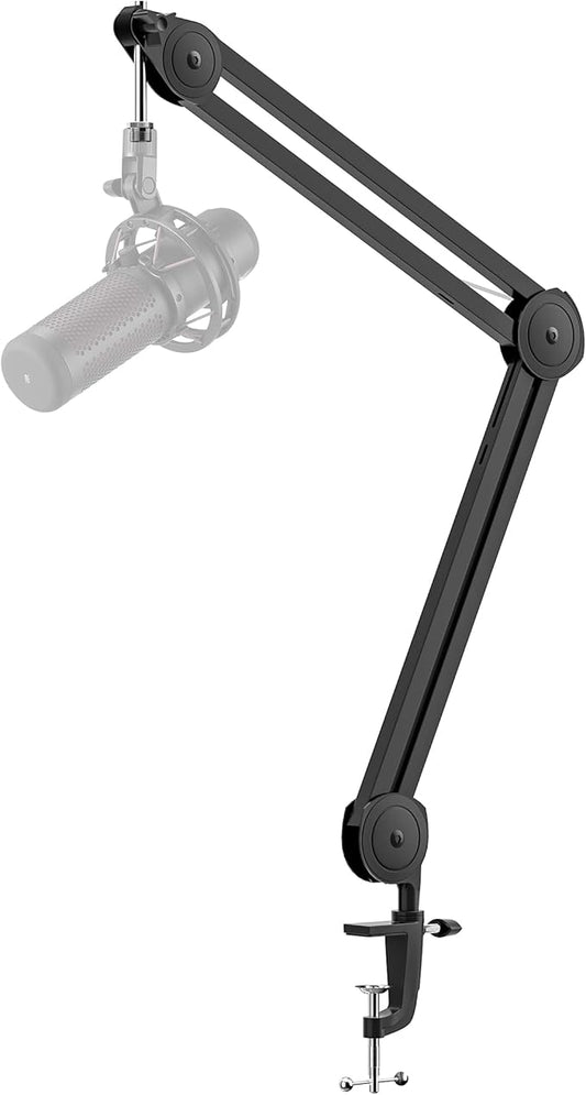 InnoGear Boom Arm Microphone Stand, Max Load 4.4 Lbs Desk Mic Arm Stand for Blue Yeti HyperX QuadCast S SoloCast Shure SM7B AT2020 Fifine AM8 Razer Seiren Mini