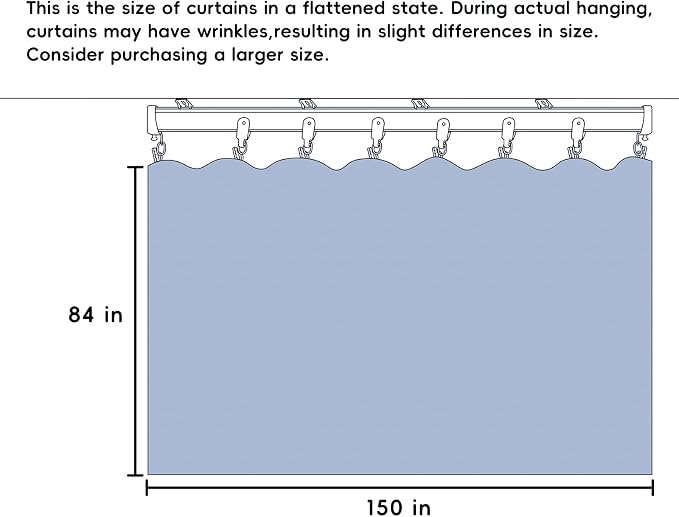MaKefeile Room Divider Curtains with Flexible Ceiling Curtain Tracks Set,100% Blackout Floor to Ceiling Curtains Patio Sliding Door Curtains (Dark Grey Drape & Black Rail W 12.5 × H 7 FT)