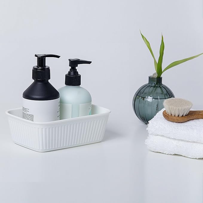 TATAY Drawer Organiser A6 Baobab, Polypropylene, BPA Free, White. Measures 11.3 x 17 x 5.6 cm