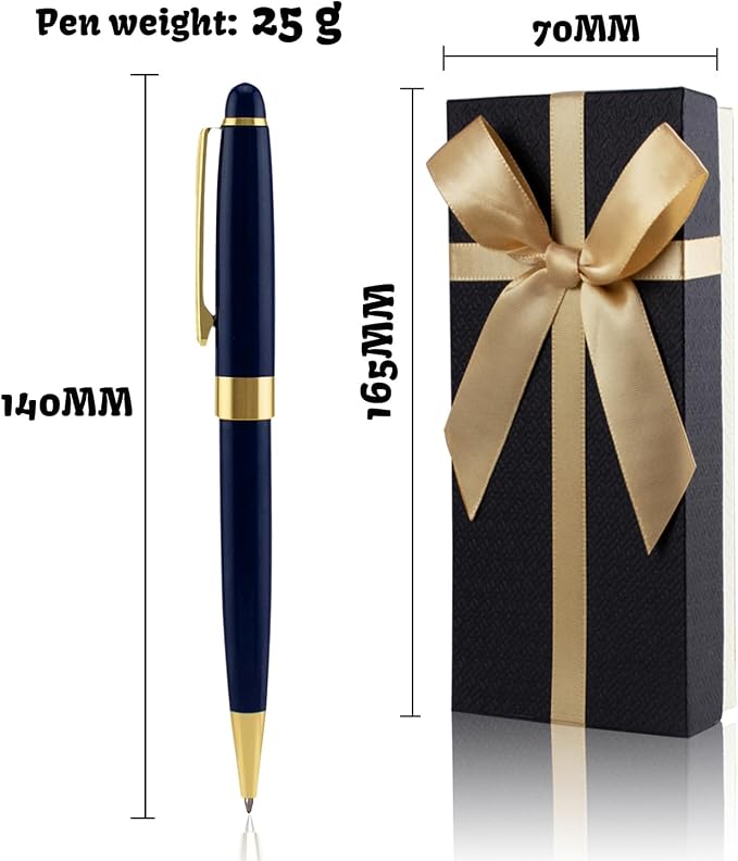 Yastar Custom Ballpoint Pens - Buesiness Gift Office Writing Set- Engraved with Your different Messages Names Company Team Name, Phone Number Gift for Business Men/Women/Friends 3 pens/set