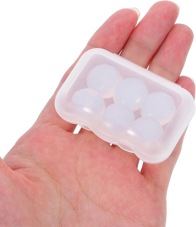 18pcs Moldable Silicone Noise Reduction Noise Blocking Ear Protectors with Case for Work Study and Travel