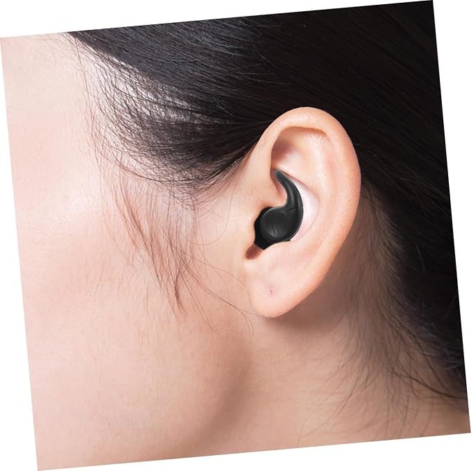 SECFOU Noise Silicone with Storage Case Reusable Comfortable Ear Protection for Sleeping Studying Concerts Noise Reduction for Better Focus and Rest