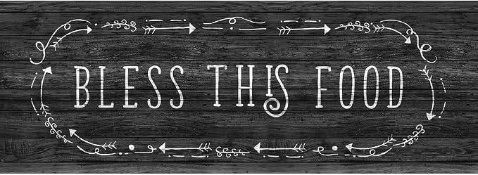 J&V TEXTILES Kitchen Mat Cushioned Anti Fatigue Floor Mat,19.6"x55", Thick Non Slip Waterproof Kitchen Rugs and Mats, Standing Mat for Kitchen,Floor,Home,Office,Desk,Sink,Laundry (Love Grows Here)