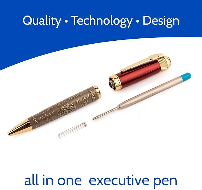S&R Somit Fancy Pen with Gift Box - Luxury Pen – Best Writing Pen Gift for Men & Women, Valuable Business, Office, Executive Gift for Family & Friends - Fancy Pens – Special Engraving
