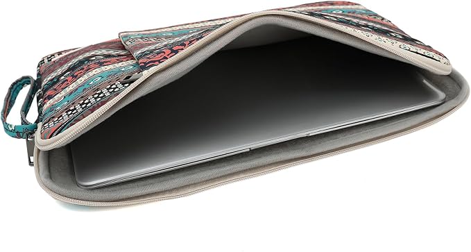 Laptop Sleeve 13.3 inch14 Inch, 15.6inchWater Resistant Traveling Computer Cover with Handle, Shockproof Protective Carrying Laptop Case (Y8-Red Bohemia, 12.5 inch-13.5 inch)