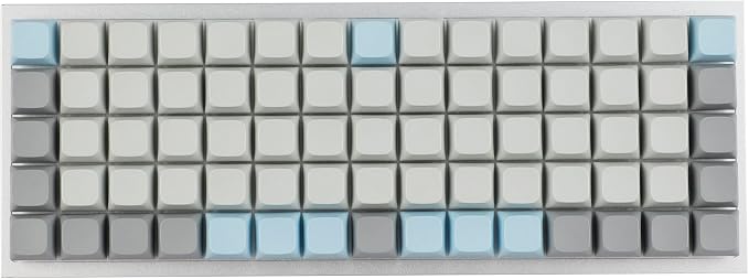 YMDK XDA DSA Blank PBT Keycaps Suitable for Ortholinear Layout MX Keyboard XD75 ID75 Split36 Split46 Planck Preonic Niu40 (Only Keycap)
