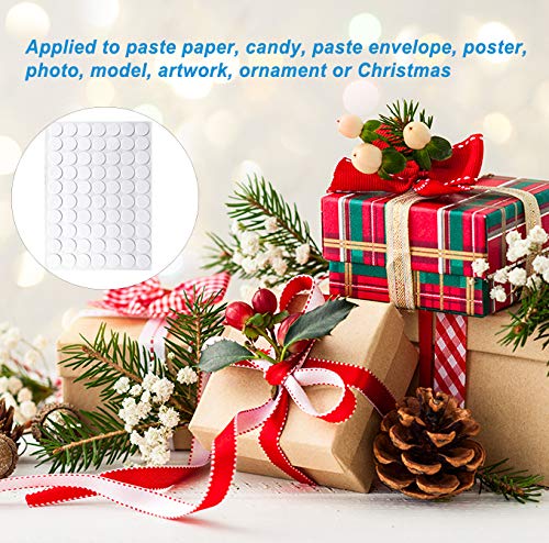 Clear Sticky Tack Adhesive Poster Tacky Putty Removable Round Putty Double-Sided Round No Traces Adhesive Sticke for Festival Decoration (910)