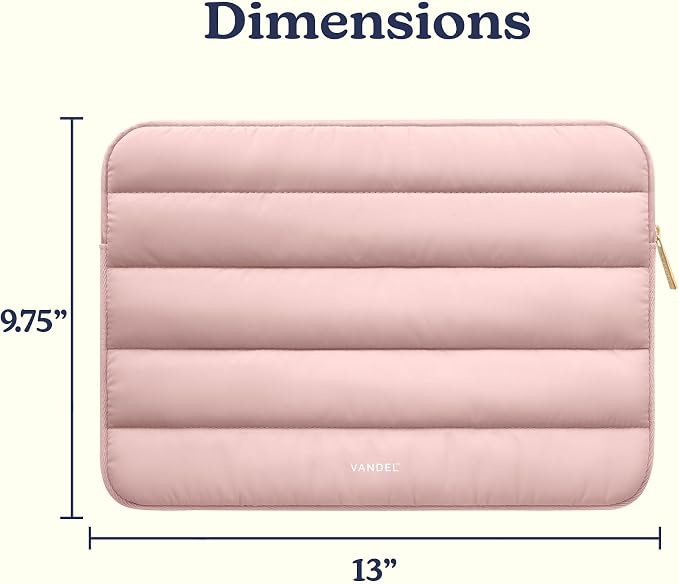 Vandel - The Original Puffy Laptop Sleeve 15-16 Inch Sleeve for Women and Men MacBook Pro 16 in Case, Cute Computer Bag 15.6 Inch HP Carrying Case - Apple, Asus, Dell, HP Laptop Case 15.6 Cover